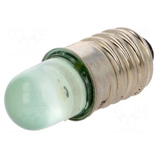 LED lamp | green | E10 | 230VAC | 400÷500mcd