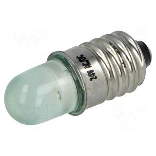 LED lamp | green | E10 | 24VDC | 24VAC | AC lum: 800÷1000mcd