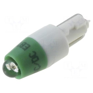 LED lamp | green | T5 | 24V | No.of diodes: 1