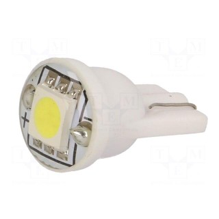 LED lamp | neutral white | W2,1x9,5d | Urated: 12VDC | 22lm | 0.24W