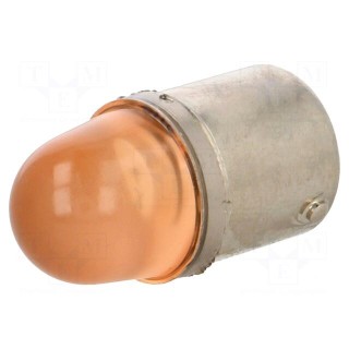 LED lamp | orange | BA15S | 24VDC | 24VAC