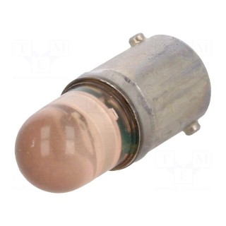 LED lamp | orange | BA9S | 230VAC