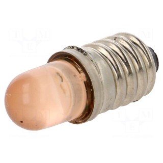 LED lamp | orange | E10 | 230VAC | 150÷170mcd