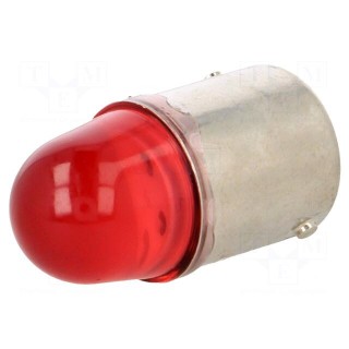 LED lamp | red | BA15S | 24VDC | 24VAC