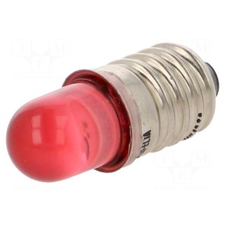 LED lamp | red | E10 | 230VAC | 200÷250mcd