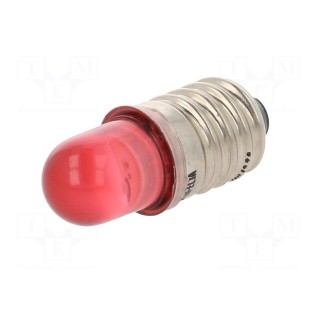 LED lamp | red | E10 | 230VAC | 200÷250mcd