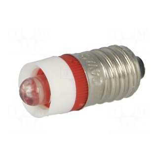 LED lamp | red | E10 | 24VDC | 24VAC