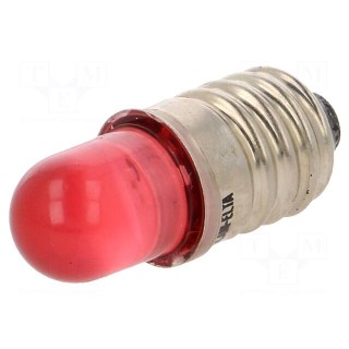 LED lamp | red | E10 | 24VDC | 24VAC | AC lum: 700÷800mcd