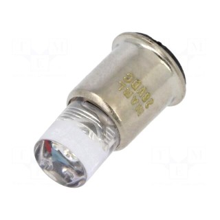 LED lamp | red | SX6s | 24÷28VDC | No.of diodes: 1 | -30÷75°C | 5mm