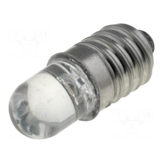 LED lamp | warm white | E10 | 12VDC | 90mW | 30°