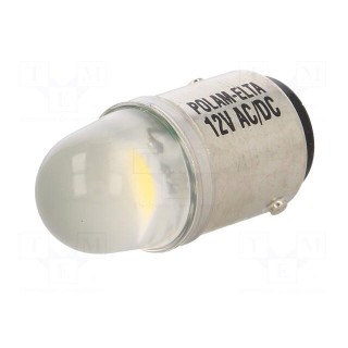 LED lamp | white | BA15D | 12VDC | 12VAC