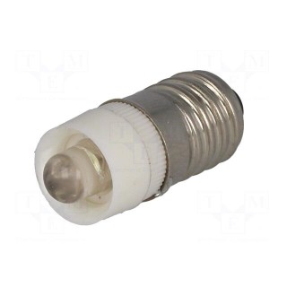 LED lamp | white | E10 | 12VDC | 12VAC