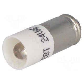 LED lamp | white | S5,7s | 24VDC | 24VAC | No.of diodes: 1