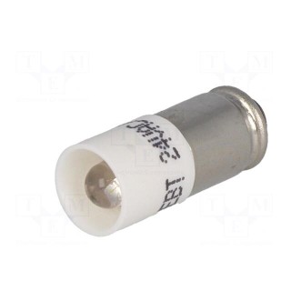 LED lamp | white | S5,7s | 24VDC | 24VAC | No.of diodes: 1