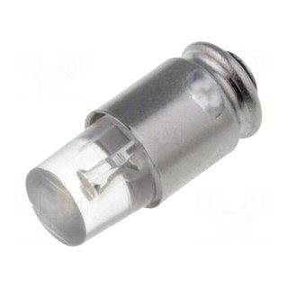 LED lamp | white warm | S5,7s | 24÷28VDC | No.of diodes: 1 | -30÷75°C