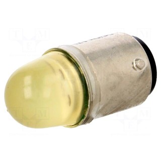 LED lamp | yellow | BA15D | 12VDC | 12VAC