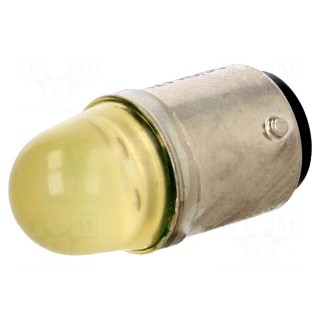 LED lamp | yellow | BA15D | 24VDC | 24VAC