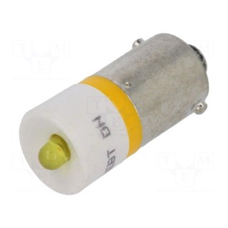 LED lamp | yellow | BA9S | 230VAC