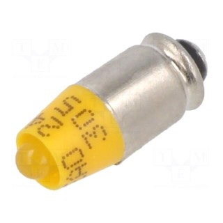 LED lamp | yellow | S5,7s | 24VDC | 24VAC | No.of diodes: 1