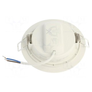 Lamp: LED downlight | 230VAC | 8W | cool white | 110° | 6500K | CRImin: 80