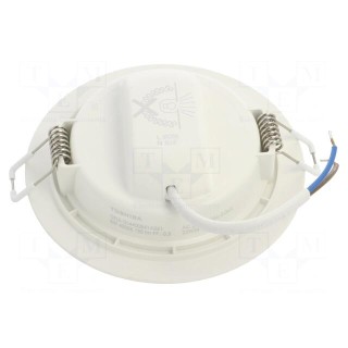 Lamp: LED downlight | 230VAC | 8W | neutral white | 110° | 4000K | IP20