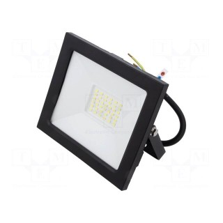 Lamp: LED flood light | 230VAC | 30W | 4000K | CRImin: 80 | 2400lm