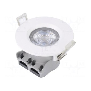 LED spotlight | 220/240VAC | 5W | warm white | 36° | 3000K | 380lm | Ø72mm