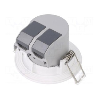 Lamp: LED spotlight | 220/240VAC | 5W | warm white | 36° | 3000K | Ø72mm