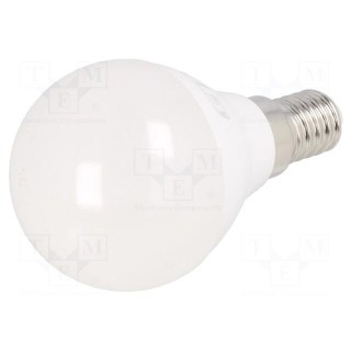 LED lamp | cool white | E14 | 230VAC | 255lm | 3W | 160° | 6400K
