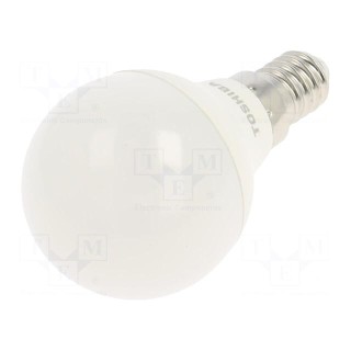 LED lamp | cool white | E14 | 230VAC | 470lm | 4.7W | 180° | 6500K