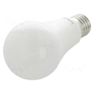 LED lamp | cool white | E27 | 230VAC | 1055lm | 11W | 180° | 6500K