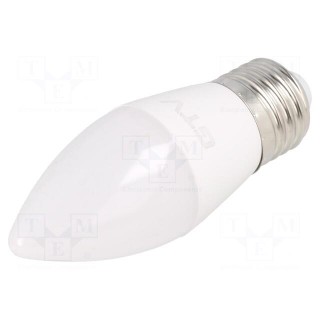 LED lamp | cool white | E27 | 230VAC | 520lm | 6W | 160° | 6400K