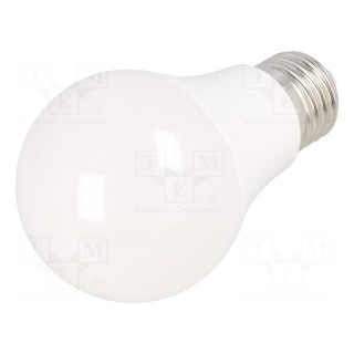 LED lamp | cool white | E27 | 230VAC | 900lm | 9.5W | 220° | 6400K