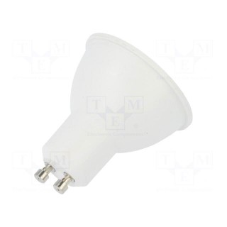 LED lamp | cool white | GU10 | 220/240VAC | 400lm | P: 5W | 110° | 6400K