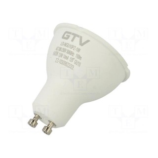 LED lamp | cool white | GU10 | 230VAC | 110lm | 1W | 120° | 6400K
