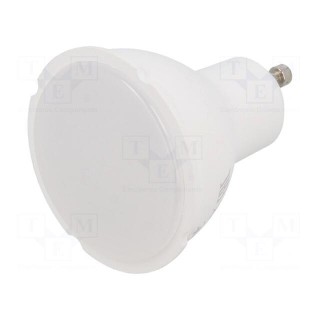 LED lamp | cool white | GU10 | 230VAC | 110lm | 1W | 120° | 6400K