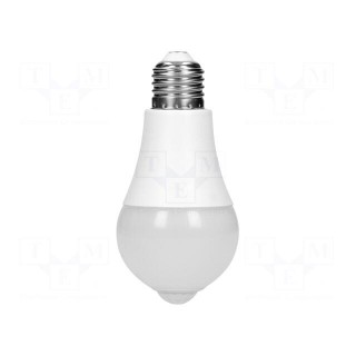 LED lamp | E27 | 230VAC | 1480lm | 12W | 360° | 4000K | CRImin: 80 | 6m