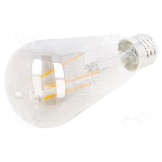 LED lamp | grey | E27 | 230VAC | 300lm | 6W | 360° | 1800K