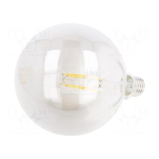 LED lamp | grey | E27 | 230VAC | 8W | 360° | 2700K