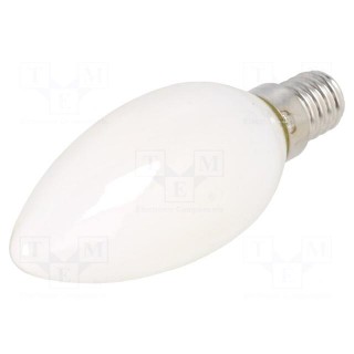 LED lamp | milky | E14 | 230VAC | 4W | 360° | 4000K