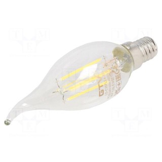 LED lamp | neutral white | E14 | 230VAC | 420lm | 4W | 360° | 4000K