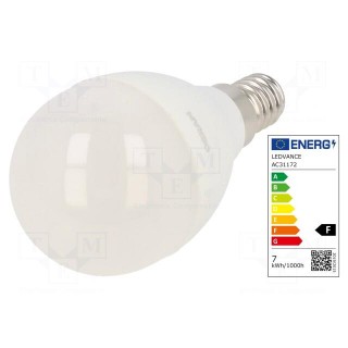LED lamp | neutral white | E14 | 230VAC | 806lm | P: 7.5W | 4000K