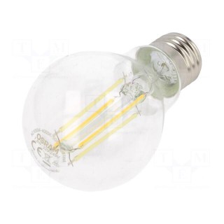 LED lamp | neutral white | E27 | 230VAC | 1055lm | P: 7.5W | 4000K