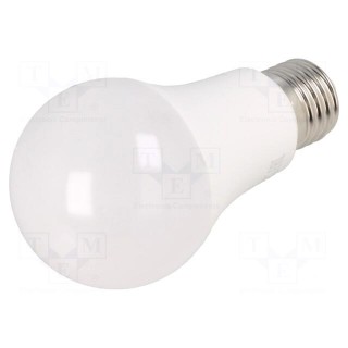 LED lamp | neutral white | E27 | 230VAC | 1400lm | 14.1W | 180° | 4000K