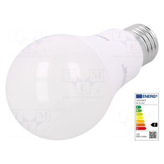 LED lamp | neutral white | E27 | 230VAC | 1521lm | P: 14W | 4000K