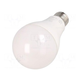LED lamp | neutral white | E27 | 230VAC | 1750lm | 17.3W | 180° | 4000K