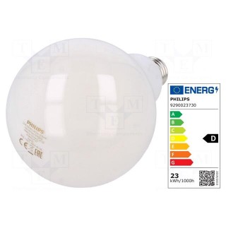 LED lamp | neutral white | E27 | 230VAC | 3452lm | P: 23W | 4000K