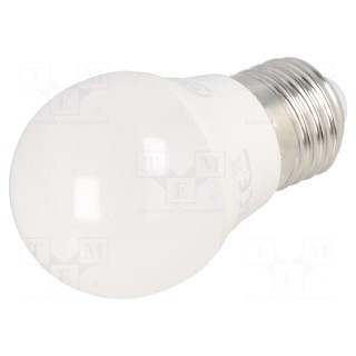 LED lamp | neutral white | E27 | 230VAC | 5W | 200° | 4000K | 3pcs.