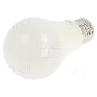 LED lamp | neutral white | E27 | 230VAC | 806lm | 8.5W | 180° | 4000K