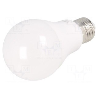 LED lamp | neutral white | E27 | 230VAC | 940lm | 10W | 200° | 4000K